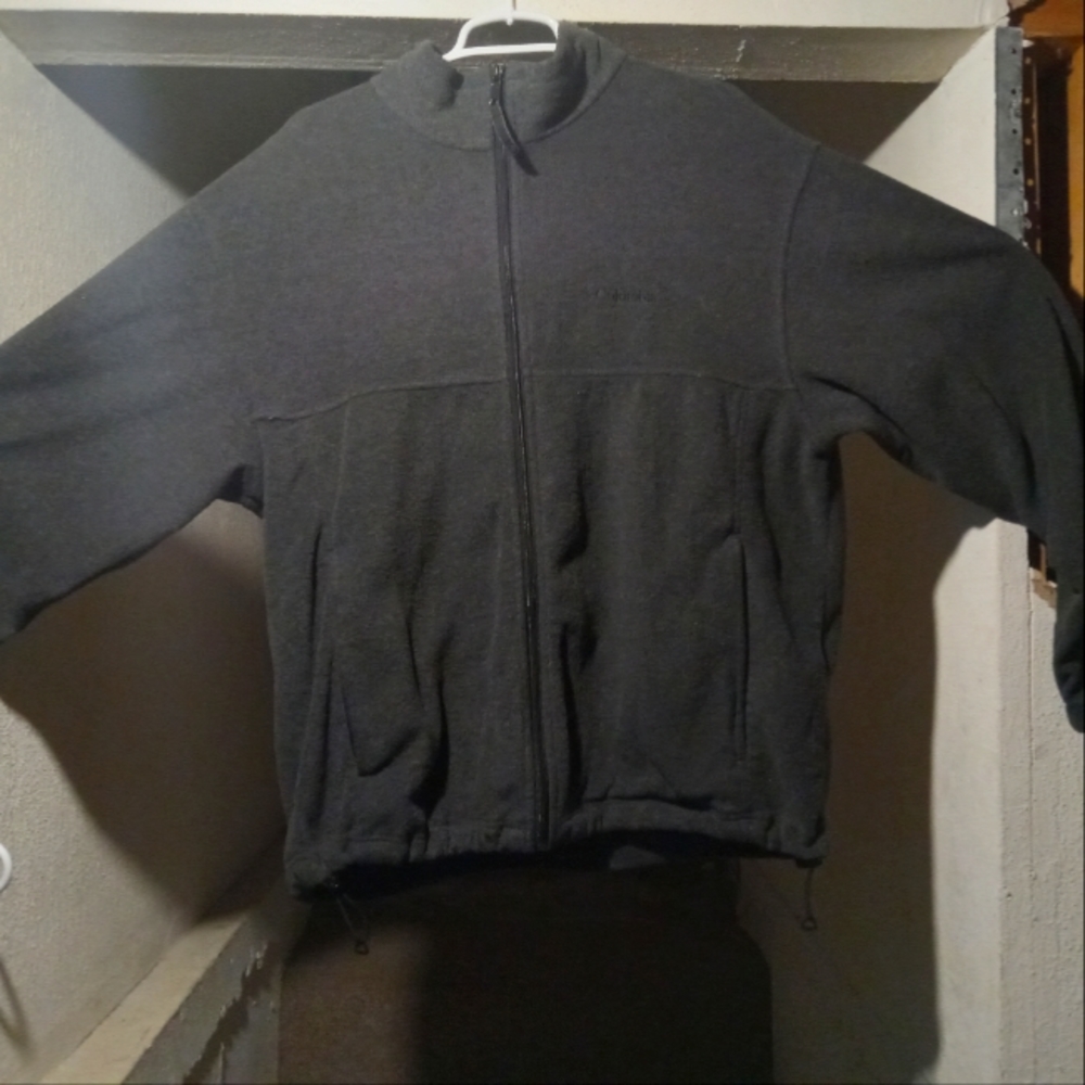 Columbia Sportswear Company gray fleece zip up jacket